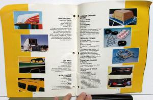 1982 General Motors Truck Accessories GM Dealer Catalog Pickup Medium Heavy Duty