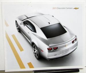 2011 Chevrolet Camaro Dealer Prestige Sales Brochure Features Options Specs