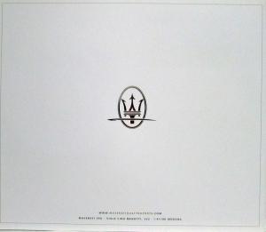 2003 Maserati Quattroporte Contemporary Italian Art Press Kit