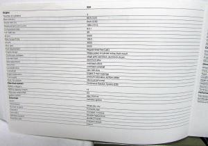 1977 Porsche 924 Technical Data Folder Spec Sheet Features Original