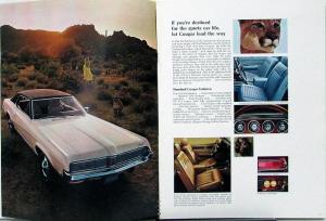 1969 Mercury Cougar XR-7 CJ 428 V-8 Large Sales Brochure REVISED Original