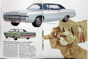 1969 Mercury Marquis Marauder Monterey Oversized REVISED Sales Brochure Original