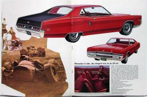 1969 Mercury Marquis Marauder Monterey Oversized REVISED Sales Brochure Original