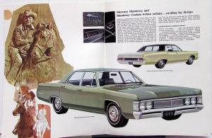 1969 Mercury Marquis Marauder Monterey Oversized REVISED Sales Brochure Original