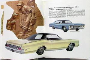 1969 Mercury Marquis Marauder Monterey Oversized REVISED Sales Brochure Original