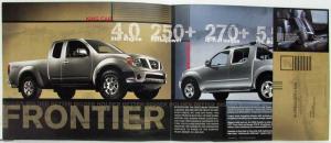 2005 Nissan Frontier Pickup Bigger Bolder Better Sales Brochure
