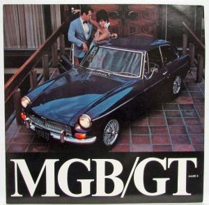 1968 MG MGB/GT Sales Folder