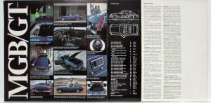 1968 MG MGB/GT Sales Folder
