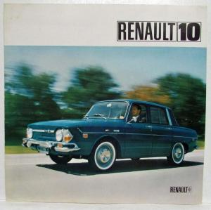 1968 Renault 10 Sales Folder