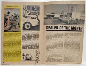 1969 The Renault Guide and Authorized Dealer Listing Vol 3 No 1