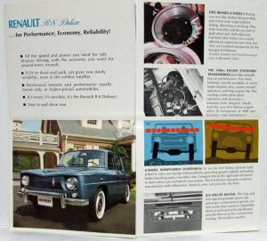 1966 Renault R-8 Deluxe Sales Folder/Mailer