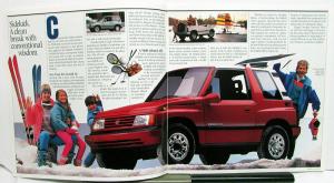 1989 Suzuki Sidekick Dealer Sales Brochure Large 4X4 Features Options Specs