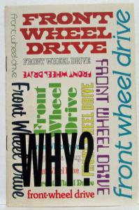 1970s Renault Front Wheel Drive Sales Brochure
