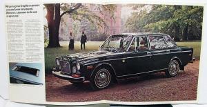 1973 Volvo 164E Dealer Prestige Sales Brochure Large Features Specifications