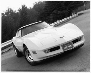 1981 Chevrolet Corvette Press Photo and Release 0361