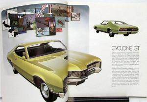 1970 Mercury Cyclone Montego GT Spoiler MX Brougham XL REVISED Sales Brochure