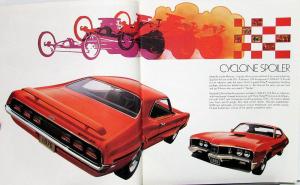 1970 Mercury Cyclone Montego GT Spoiler MX Brougham XL REVISED Sales Brochure