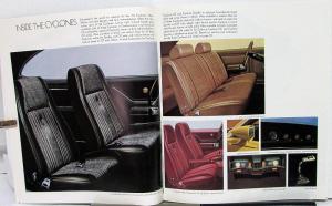 1970 Mercury Cyclone Montego GT Spoiler MX Brougham XL REVISED Sales Brochure