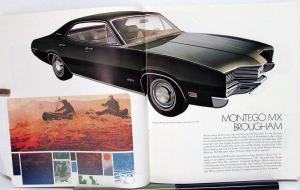 1970 Mercury Cyclone Montego GT Spoiler MX Brougham XL REVISED Sales Brochure