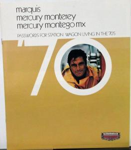 1970 Mercury Marquis Monterey Montego MX Station Wagons XL REVISED Sale Brochure