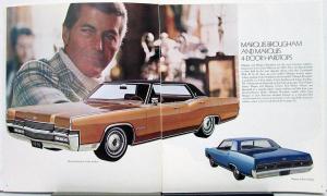 1970 Mercury Marquis Marauder Monterey Custom X-100 Brougham  REV Sales Brochure