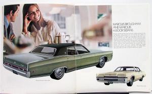 1970 Mercury Marquis Marauder Monterey Custom X-100 Brougham  REV Sales Brochure