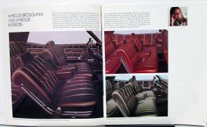 1970 Mercury Marquis Marauder Monterey Custom X-100 Brougham  REV Sales Brochure