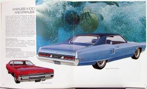 1970 Mercury Marquis Marauder Monterey Custom X-100 Brougham  REV Sales Brochure