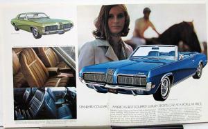 1970 Mercury Cougar XR-7 Eliminator Hardtop Convertible REVISED Sales Brochure