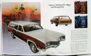 1971 Mercury Marquis Monterey Montego Colony Park Wagon REVISED Sales Brochure