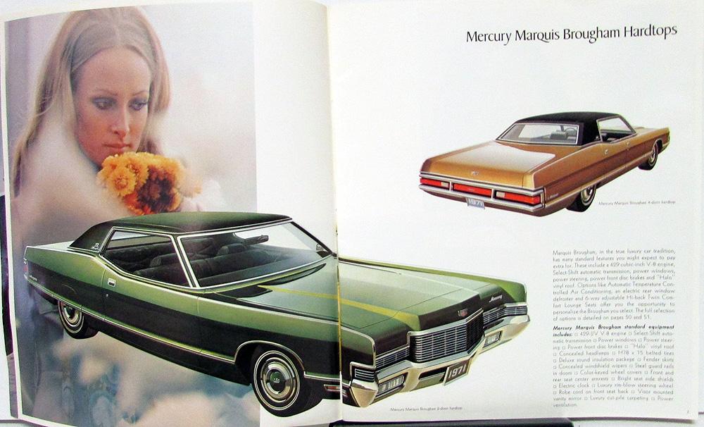 1971 Mercury Prestige Brochure Cougar Cyclone HUGE 