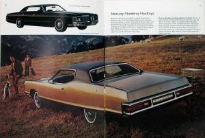 1972 Mercury Marquis Monterey Montego Cougar Comet XL REVISED Sale Brochure Orig