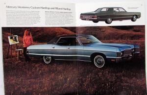 1972 Mercury Marquis Monterey Montego Cougar Comet XL REVISED Sale Brochure Orig