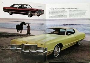 1972 Mercury Marquis Monterey Montego Cougar Comet XL REVISED Sale Brochure Orig