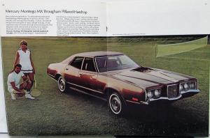 1972 Mercury Marquis Monterey Montego Cougar Comet XL REVISED Sale Brochure Orig