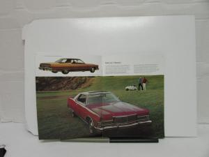 1973 Mercury Marquis Monterey Montego Couguar Comet XL REVISED Sales Brochure