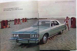1973 Mercury Marquis Monterey Montego Couguar Comet XL REVISED Sales Brochure