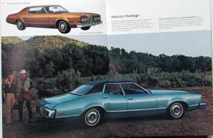 1973 Mercury Marquis Monterey Montego Couguar Comet XL REVISED Sales Brochure