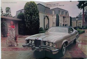 1973 Mercury Marquis Monterey Montego Couguar Comet XL REVISED Sales Brochure