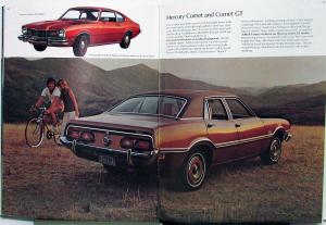 1973 Mercury Marquis Monterey Montego Couguar Comet XL REVISED Sales Brochure
