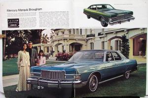 1974 Mercury Marquis Monterey Montego Cougar Comet XL REVISED Sale Brochure Orig