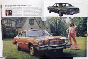 1974 Mercury Marquis Monterey Montego Cougar Comet XL REVISED Sale Brochure Orig