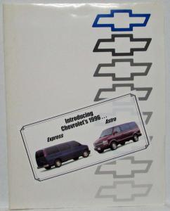 1996 Chevrolet Express and Astro Vans Press Kit