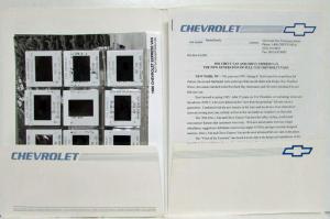 1996 Chevrolet Express and Astro Vans Press Kit