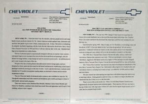 1996 Chevrolet Express and Astro Vans Press Kit