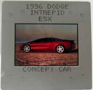 1996 Dodge Intrepid ESX and Chrysler LHX Concept Cars Dual Sided Sales Brochure