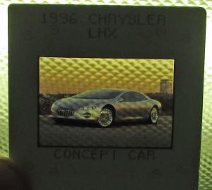 1996 Dodge Intrepid ESX and Chrysler LHX Concept Cars Dual Sided Sales Brochure