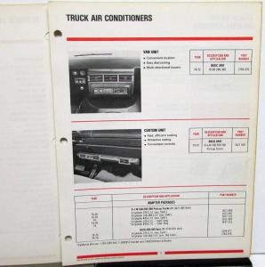1974 Dodge Truck Dealer Parts Book Accessories Insert Pickup Big Horn Van Medium