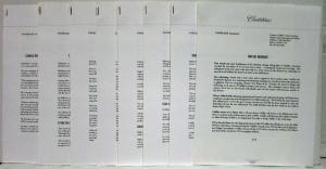 2000 Cadillac Press Kit - Deville Seville Catera