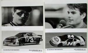 1996 Chevrolet Motorsports Press Kit Earnhardt Gordon Schrader Nemechek Waltrip